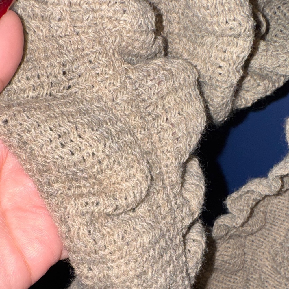 New York & Company- Tan Knit Infinity Scarf - Picture 4 of 7